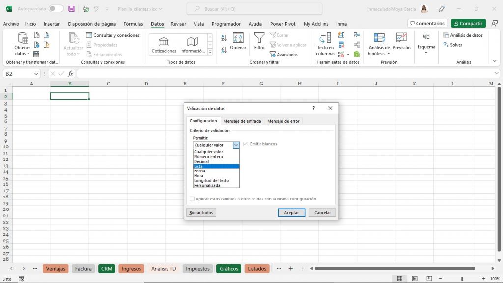 Excel CRM 2